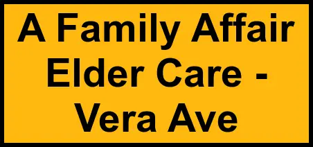 Logo of A Family Affair Elder Care - Vera Ave, Assisted Living, Redwood City, CA