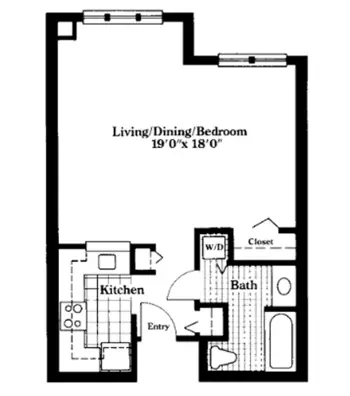 Floorplan of Applewood Retirement Community, Assisted Living, Nursing Home, Independent Living, CCRC, Amherst, MA 9