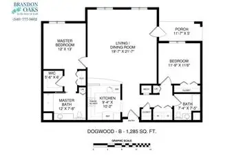 Floorplan of Brandon Oaks, Assisted Living, Nursing Home, Independent Living, CCRC, Roanoke, VA 8
