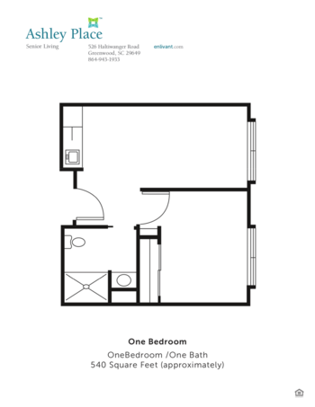 Floorplan of Ashley Place, Assisted Living, Greenwood, SC 2