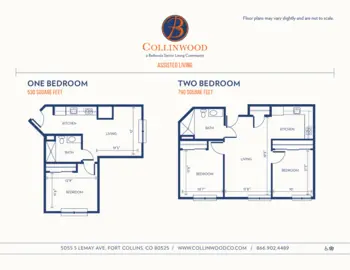 Floorplan of Collinwood Assisted Living, Assisted Living, Fort Collins, CO 1