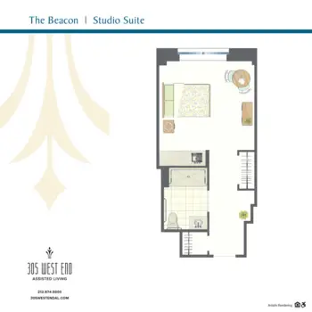 Floorplan of 305 West End Assisted Living, Assisted Living, New York, NY 12