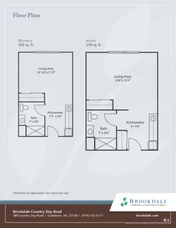 Floorplan of Brookdale Country Day Road, Assisted Living, Goldsboro, NC 1
