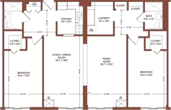 Floorplan of Hunt Community, Assisted Living, Nursing Home, Independent Living, CCRC, Nashua, NH 4