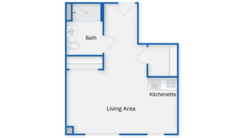 Floorplan of Benchmark Senior Living at Ridgefield Crossings, Assisted Living, Ridgefield, CT 1