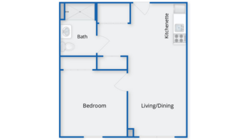 Floorplan of Benchmark Senior Living at Ridgefield Crossings, Assisted Living, Ridgefield, CT 2