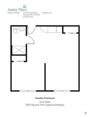 Floorplan of Amity Place, Assisted Living, Douglassville, PA 4