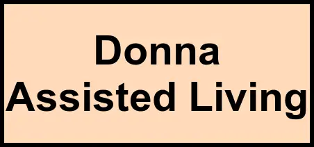 Logo of Donna Assisted Living, Assisted Living, Donna, TX