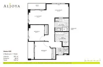 Floorplan of Aljoya Thornton Place, Assisted Living, Nursing Home, Independent Living, CCRC, Seattle, WA 2