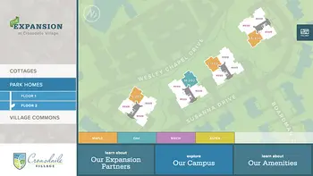 Campus Map of Croasdaile Village, Assisted Living, Nursing Home, Independent Living, CCRC, Durham, NC 11