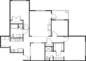 Floorplan of Aldersgate, Assisted Living, Nursing Home, Independent Living, CCRC, Charlotte, NC 18