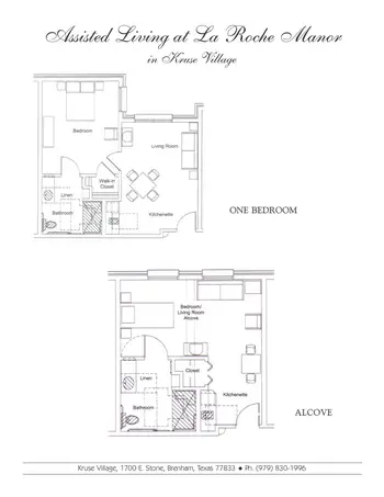 Floorplan of Kruse Village, Assisted Living, Nursing Home, Independent Living, CCRC, Brenham, TX 3