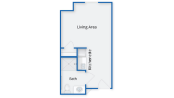 Floorplan of Benchmark Senior Living at Nashua Crossings, Assisted Living, Nashua, NH 1