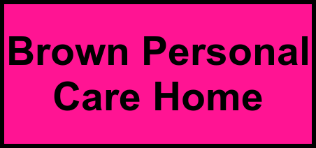 Logo of Brown Personal Care Home, Assisted Living, Waynesboro, GA