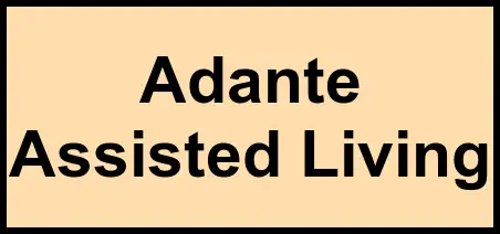 Logo of Adante Assisted Living, Assisted Living, San Antonio, TX