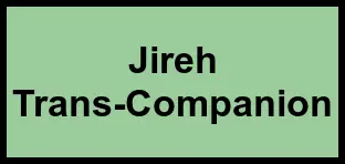 Logo of Jireh Trans-Companion, , Boca Raton, FL