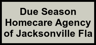 Logo of Due Season Homecare Agency of Jacksonville Fla, , Jacksonville, FL