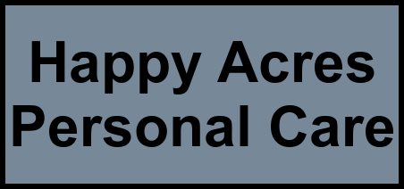 Logo of Happy Acres Personal Care, Assisted Living, De Berry, TX
