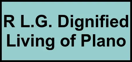 Logo of R L.G. Dignified Living of Plano, Assisted Living, Plano, TX