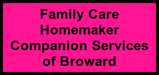 Logo of Family Care Homemaker Companion Services of Broward, , Miramar, FL