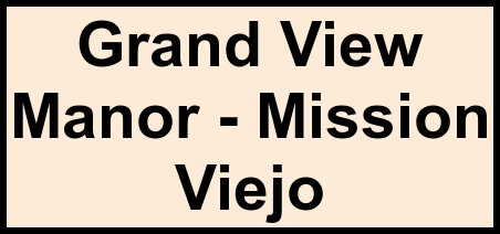 Logo of Grand View Manor - Mission Viejo, Assisted Living, Mission Viejo, CA