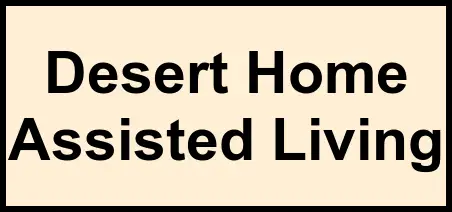 Logo of Desert Home Assisted Living, Assisted Living, Tucson, AZ