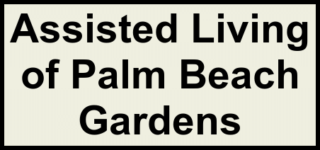 Logo of Assisted Living of Palm Beach Gardens, Assisted Living, Palm Beach Gardens, FL