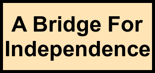 Logo of A Bridge For Independence, , Sarasota, FL