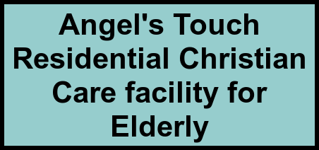 Logo of Angel's Touch Residential Christian Care facility for Elderly, Assisted Living, Vista, CA