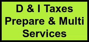 Logo of D & I Taxes Prepare & Multi Services, , Tampa, FL