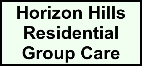 Logo of Horizon Hills Residential Group Care, Assisted Living, Reno, NV