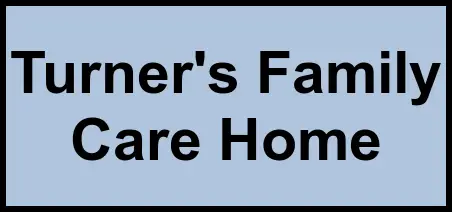 Logo of Turner's Family Care Home, Assisted Living, Bladenboro, NC
