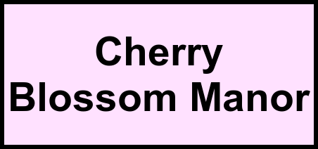 Logo of Cherry Blossom Manor, Assisted Living, Hart, MI