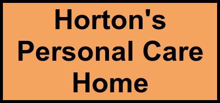 Logo of Horton's Personal Care Home, Assisted Living, Pittsburgh, PA