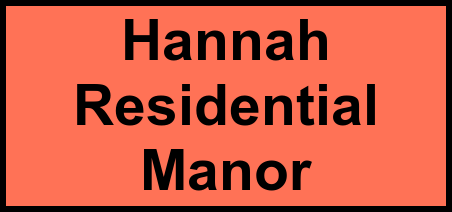 Logo of Hannah Residential Manor, Assisted Living, Pamplico, SC