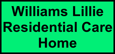 Logo of Williams Lillie Residential Care Home, Assisted Living, Sacramento, CA