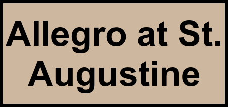 Logo of Allegro at St. Augustine, Assisted Living, Saint Augustine, FL