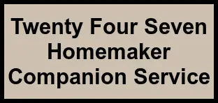Logo of Twenty Four Seven Homemaker Companion Service, , Pembroke Pines, FL