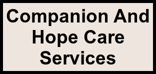 Logo of Companion And Hope Care Services, , Fort Pierce, FL
