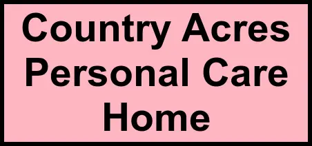 Logo of Country Acres Personal Care Home, Assisted Living, Titusville, PA