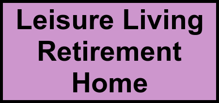 Logo of Leisure Living Retirement Home, Assisted Living, Fort Littleton, PA