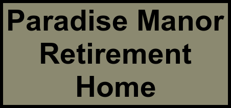 Logo of Paradise Manor Retirement Home, Assisted Living, Oakland Park, FL