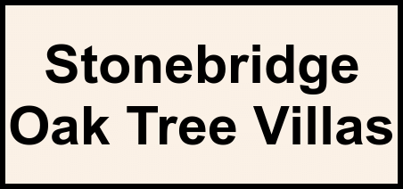 Logo of Stonebridge Oak Tree Villas, Assisted Living, Jefferson City, MO