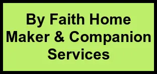 Logo of By Faith Home Maker & Companion Services, , Palm Coast, FL