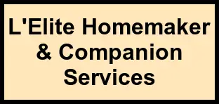 Logo of L'Elite Homemaker & Companion Services, , Bonita Springs, FL