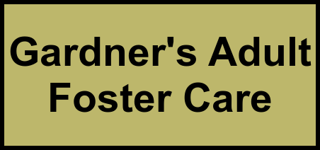 Logo of Gardner's Adult Foster Care, Assisted Living, Lansing, MI