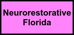 Logo of Neurorestorative Florida, , Sarasota, FL