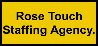 Logo of Rose Touch Staffing Agency., , Laurel, MD