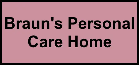 Logo of Braun's Personal Care Home, Assisted Living, Waynesburg, PA