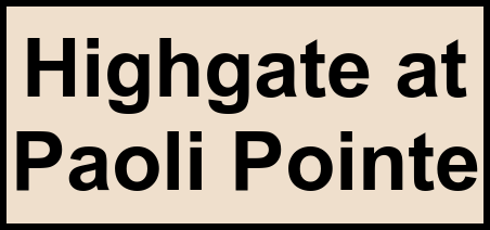 Logo of Highgate at Paoli Pointe, Assisted Living, Paoli, PA